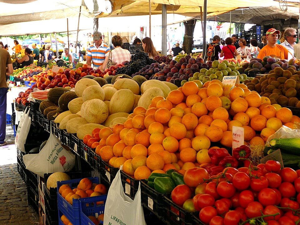 marché en Provence